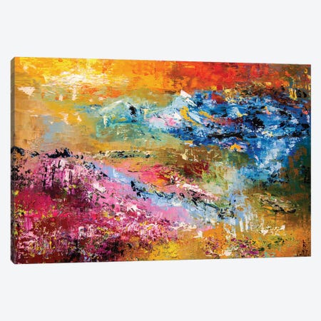 Lavender Meadows Canvas Print #KPV230} by KuptsovaArt Canvas Art
