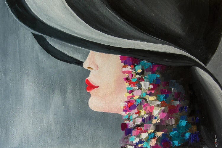 Lady In Black Hat