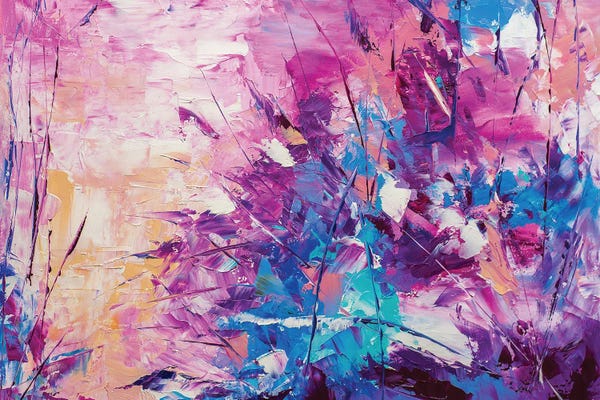 Teal Abstract Art: Paradise Buch by KuptsovaArt