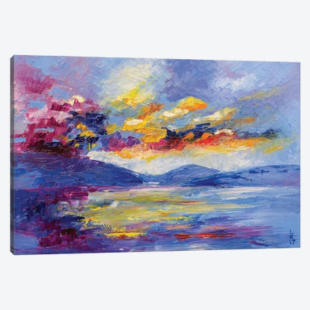 Sunset Canvas Print #KPV253} by KuptsovaArt Canvas Wall Art