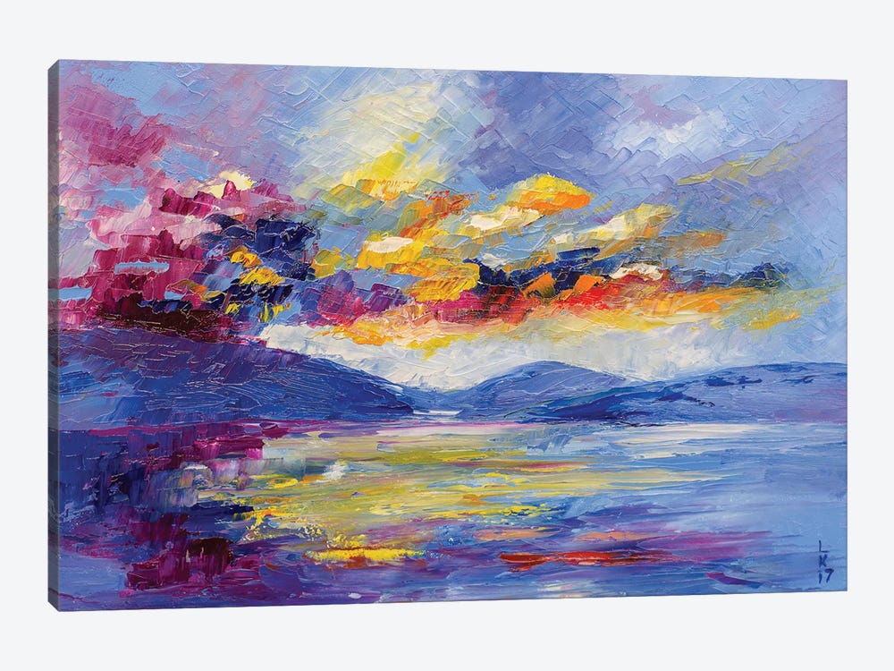 Sunset by KuptsovaArt 1-piece Canvas Art Print