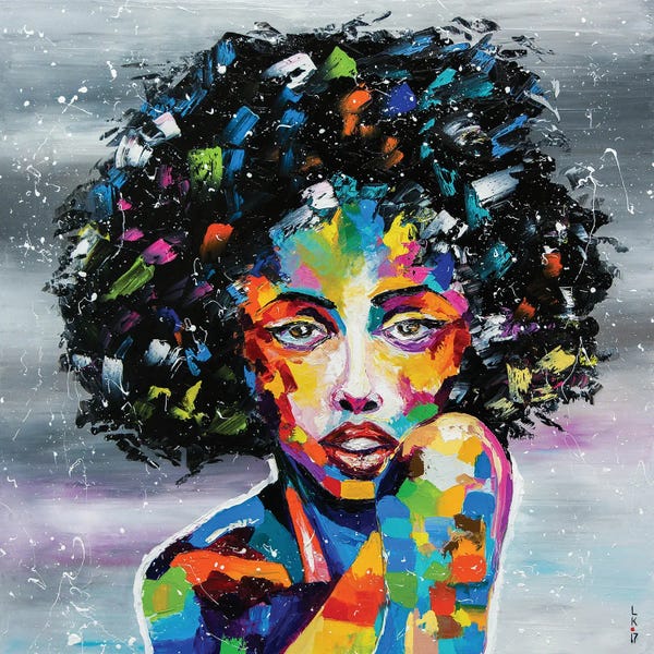 Prismatic Portraits: Exotic Girl by KuptsovaArt