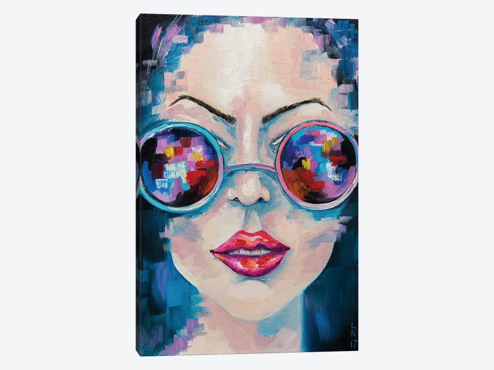 Girl In Sunglasses by KuptsovaArt 1-piece Canvas Art Print