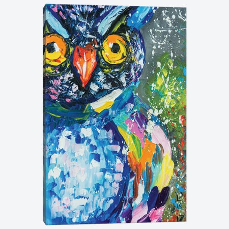 Owl Canvas Print #KPV262} by KuptsovaArt Art Print