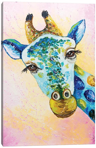 What Happened Canvas Art Print - Giraffe Art