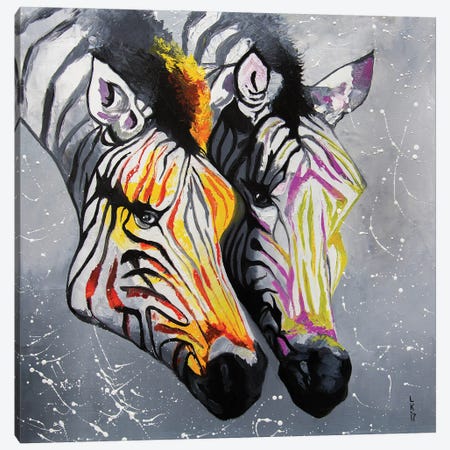 Zebras Canvas Print #KPV269} by KuptsovaArt Canvas Print
