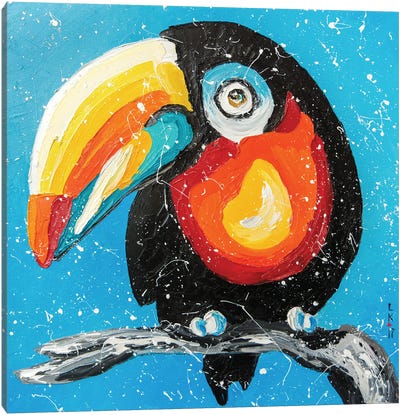 Toucan Canvas Art Print - Toucan Art