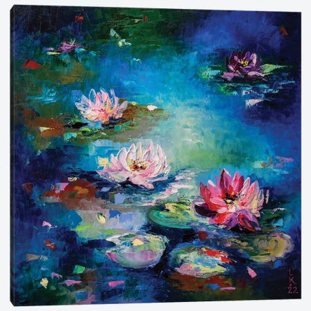 Piece Of Magic Pond Canvas Print #KPV286} by KuptsovaArt Canvas Artwork
