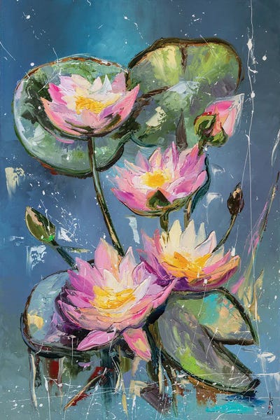 Water Lilies: Water Lilies by KuptsovaArt