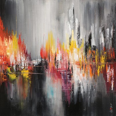 City After Rain by KuptsovaArt art print