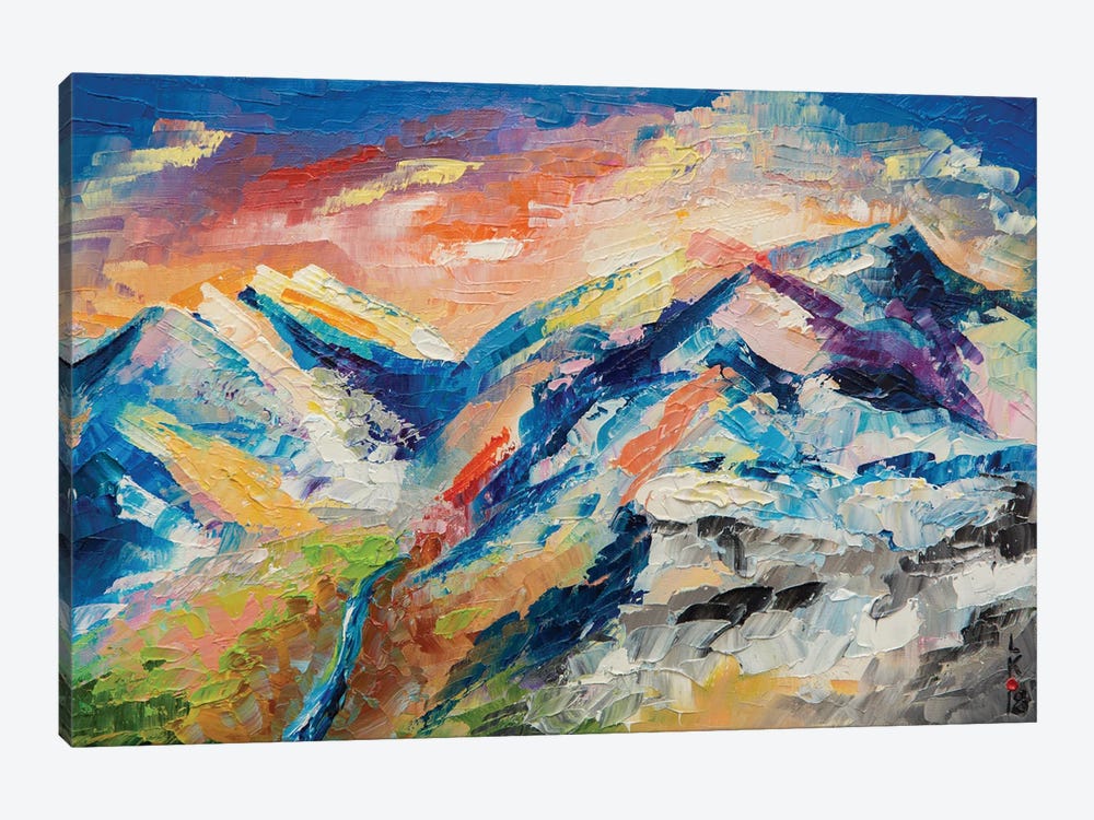Himalayan Landscape by KuptsovaArt 1-piece Canvas Art
