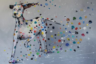 Help I'm Losing My Spots by KuptsovaArt canvas print