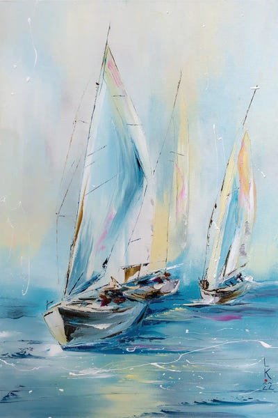 Sailboats: Morning Regatta by KuptsovaArt