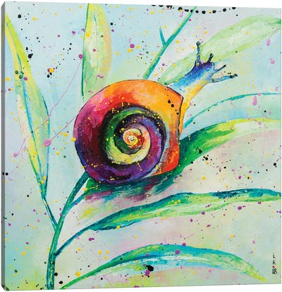 Snail Canvas Art Print - KuptsovaArt