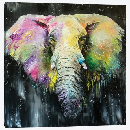 I'm The Elephant Canvas Print #KPV351} by KuptsovaArt Canvas Art Print