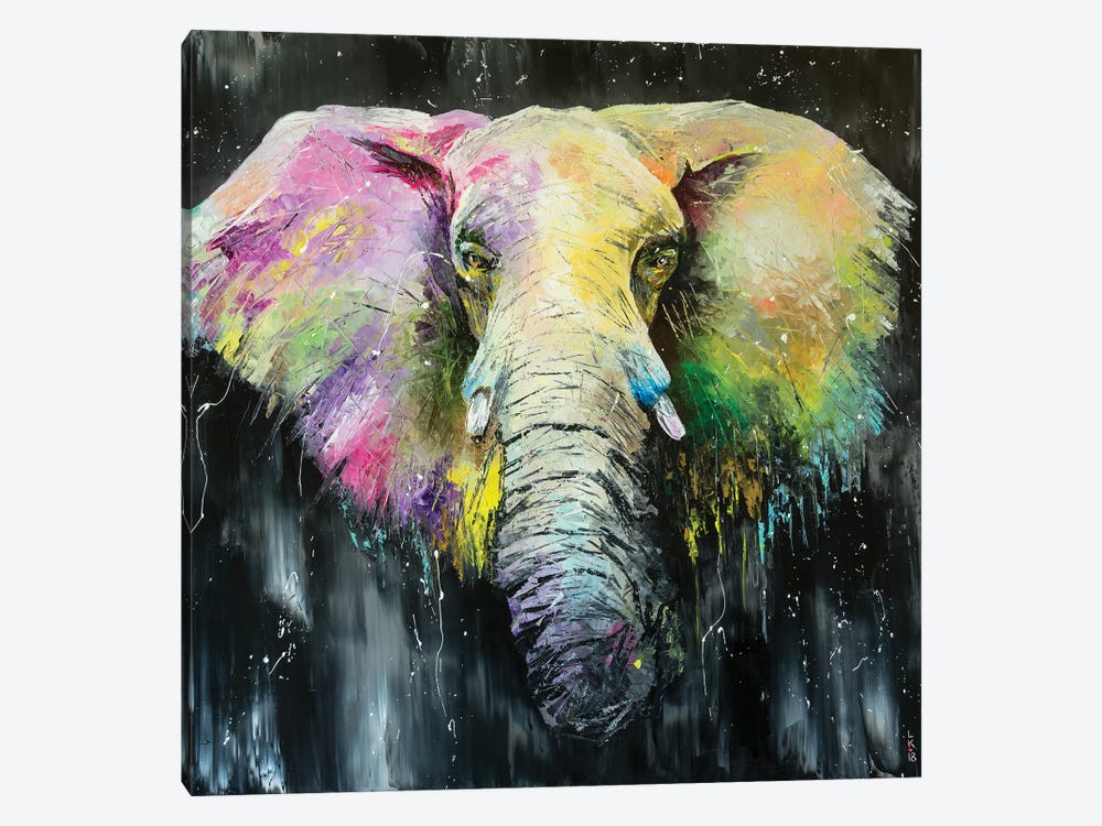 I'm The Elephant by KuptsovaArt 1-piece Canvas Artwork