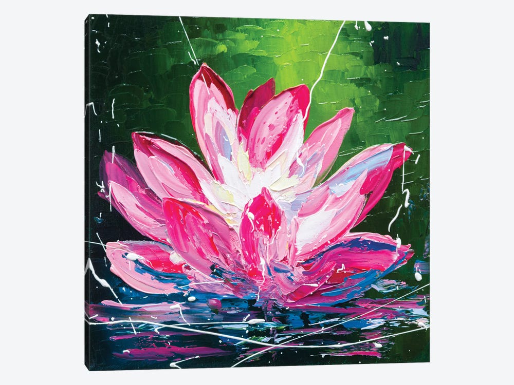 Pink Water Lily by KuptsovaArt 1-piece Art Print