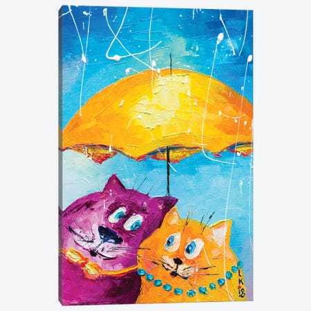 Let It Is Rain Canvas Print #KPV360} by KuptsovaArt Canvas Artwork