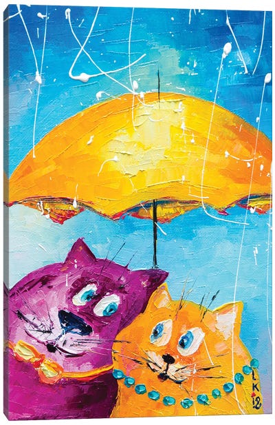Let It Is Rain Canvas Art Print - KuptsovaArt