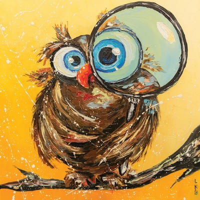 Inquisitive Bird by KuptsovaArt multi panel art