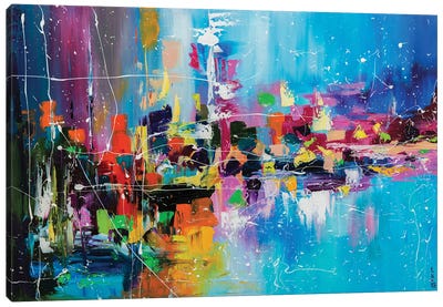 Jorney To The Colorful Place Canvas Art Print - KuptsovaArt