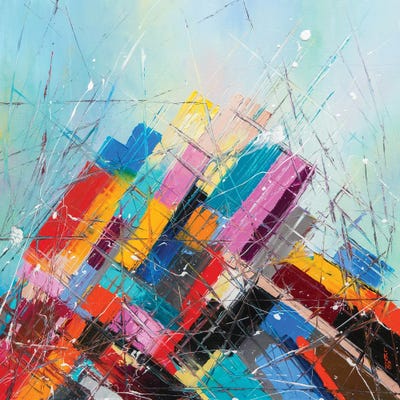 Color Geometry by KuptsovaArt canvas print