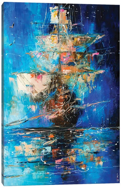 Ghost Ship II Canvas Art Print - Pirates