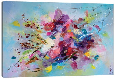 Gentle Touch Of Spring Canvas Art Print - KuptsovaArt