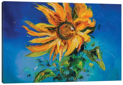 Flower Of Victory Canvas Art Print - KuptsovaArt