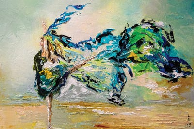 In Dance by KuptsovaArt canvas print