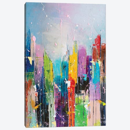 Abstract Cityscape VII Canvas Print #KPV3} by KuptsovaArt Canvas Print