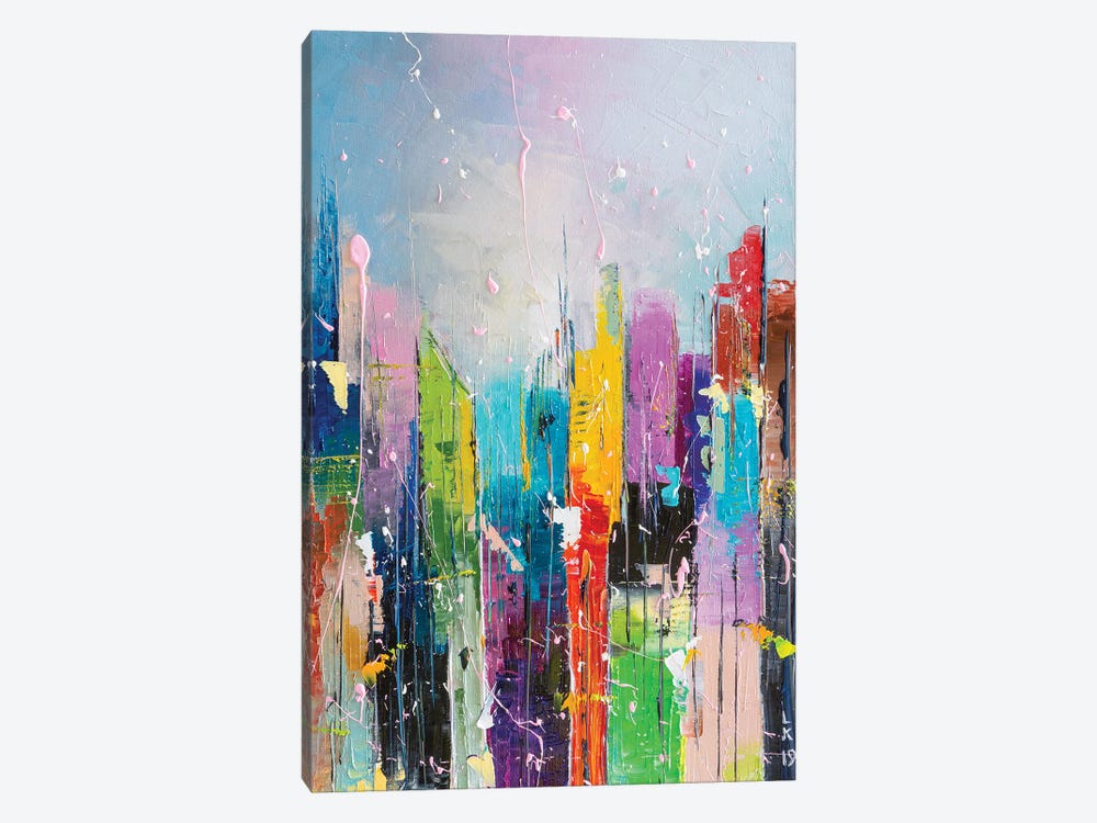 Abstract Cityscape VII by KuptsovaArt 1-piece Canvas Wall Art