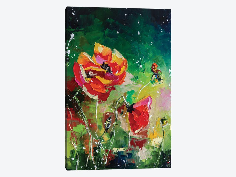 Red Poppies II by KuptsovaArt 1-piece Canvas Artwork