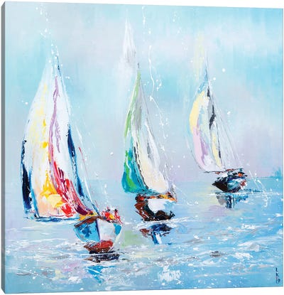 Sailing Canvas Art Print - KuptsovaArt