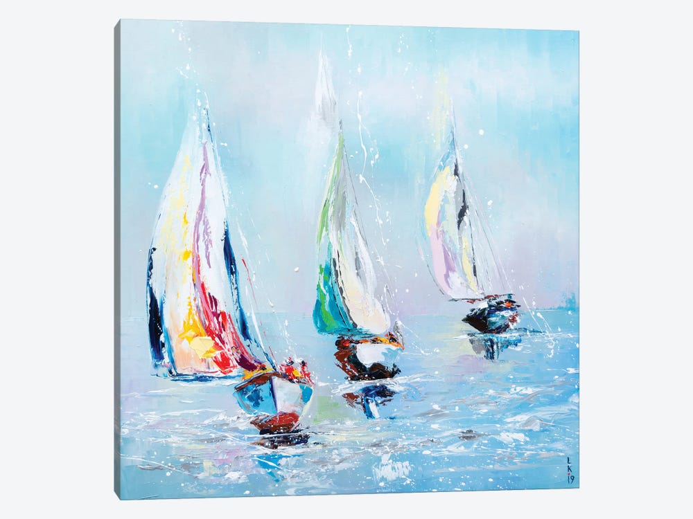 Sailing by KuptsovaArt 1-piece Art Print