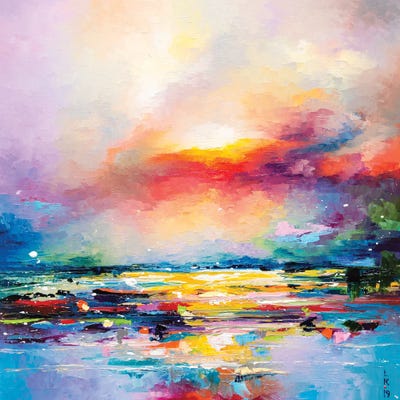 Sunset At The Sea by KuptsovaArt art print