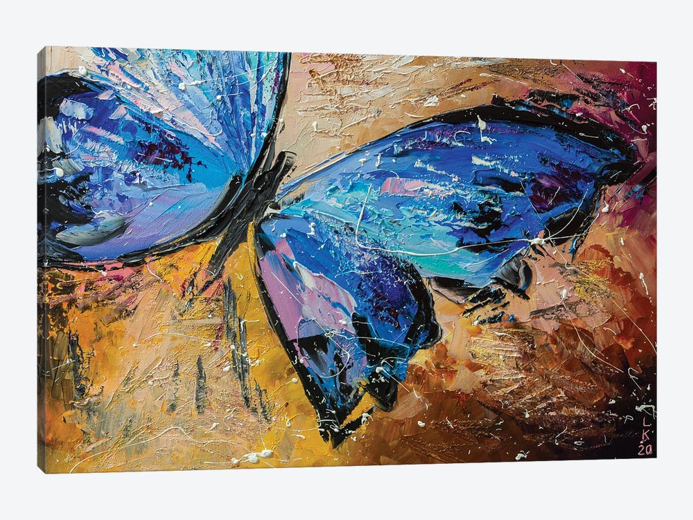 Blue Butterfly II by KuptsovaArt 1-piece Art Print