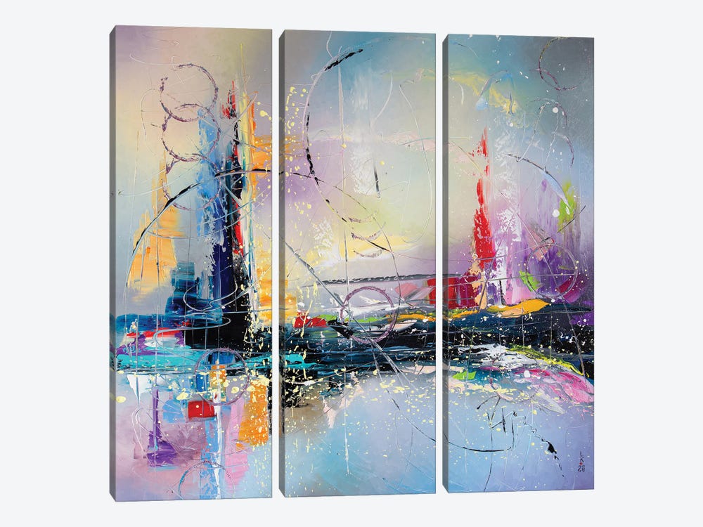Caught In A Dream by KuptsovaArt 3-piece Canvas Art Print