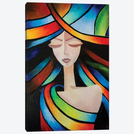 Colorful Dreams Canvas Print #KPV421} by KuptsovaArt Art Print