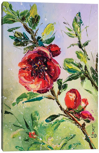 Flowering Branch Canvas Art Print - KuptsovaArt