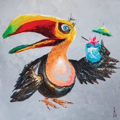 Let's Have A Drink by KuptsovaArt art print