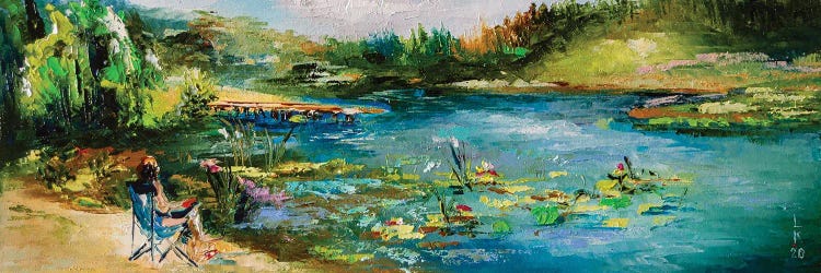 Relax On The River by KuptsovaArt wall art