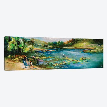 Relax On The River Canvas Print #KPV437} by KuptsovaArt Canvas Print