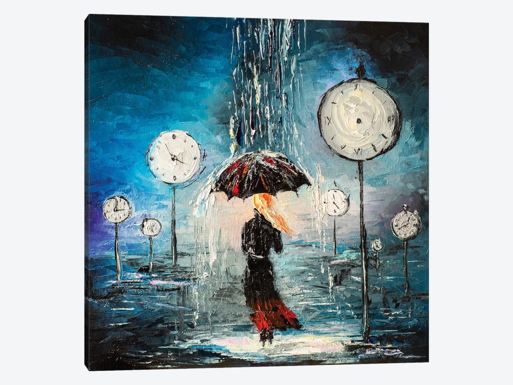 Time Is Running by KuptsovaArt 1-piece Canvas Artwork
