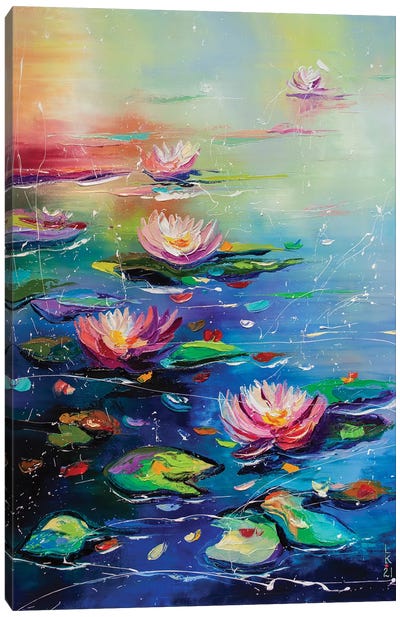 Beautiful Pond Canvas Art Print - KuptsovaArt
