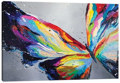 Bright Butterfly Canvas Art Print - KuptsovaArt