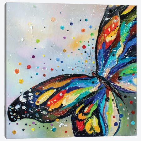 Bright Butterfly II Canvas Print #KPV449} by KuptsovaArt Art Print