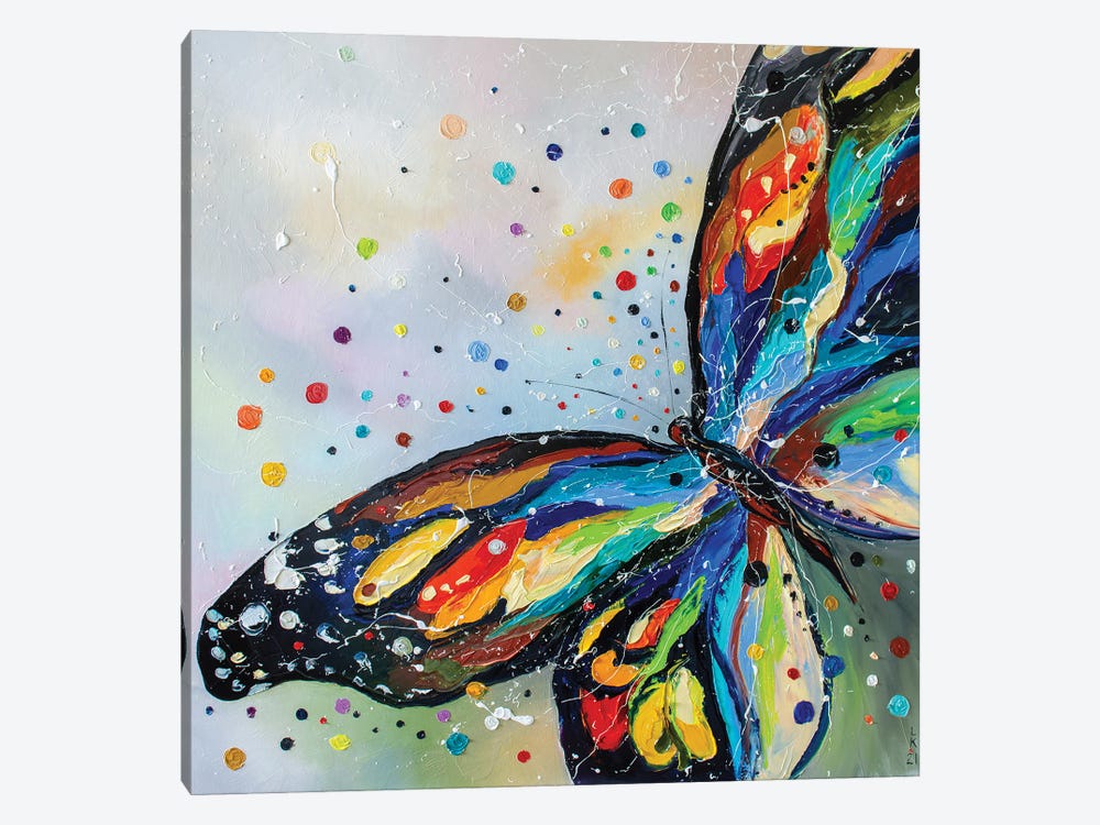 Bright Butterfly II by KuptsovaArt 1-piece Canvas Artwork