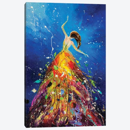Dance In The Sky Canvas Print #KPV44} by KuptsovaArt Canvas Art