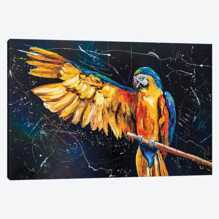 Freedom For Parrots Canvas Print #KPV454} by KuptsovaArt Canvas Art Print